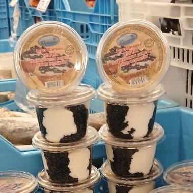 Ікра білкова чорна смак вершків (Гольфстрім), 180г