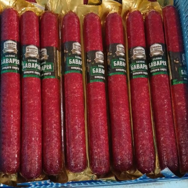 GUSTO di carne Ковбаса н/к салямі БАВАРІЯ вищ сорт (Логвіненко)