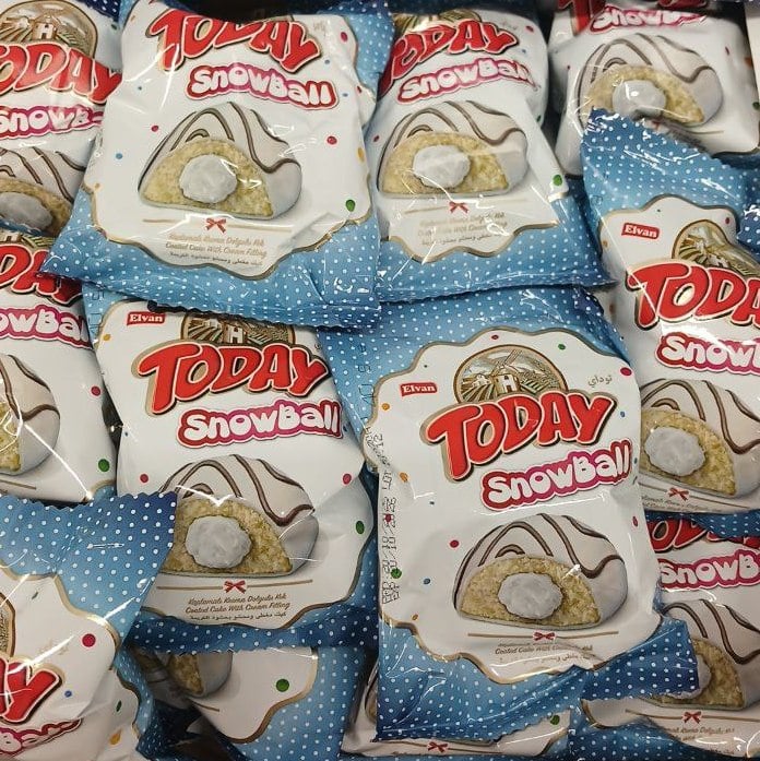 Тістечко TODAY начинка молочний крем SNOWBALL (Павліш), 40г