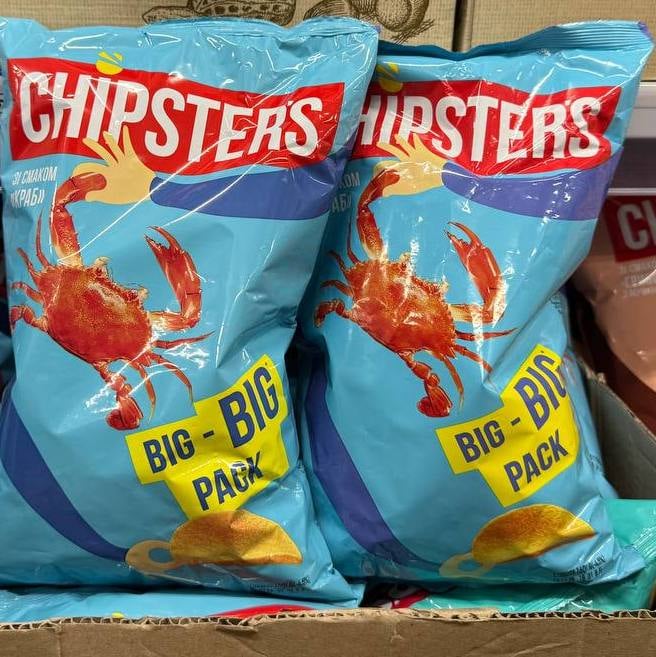 Чіпси TM Chipster's Big Pack краб (До бочк) 160г