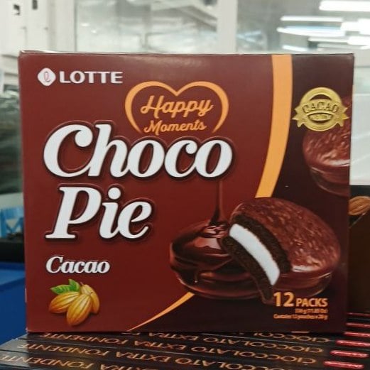 LOTTE, Печиво шоколадне CHOCO PIE з какао бобами (Павловський), 336г