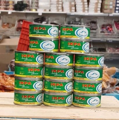 Ікра лососева зерниста Камчадал (Гранд), 80г з/б