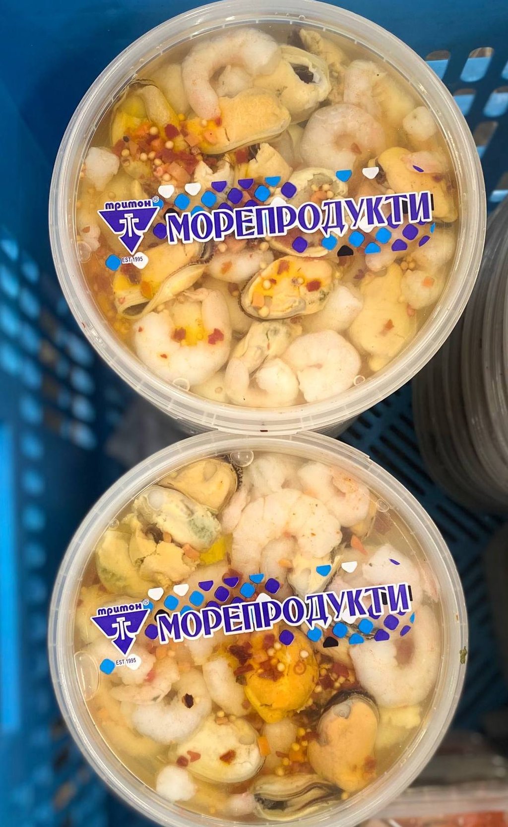 Морський ДУЕТ, креветка з мідією в/о (Тритон), 180г