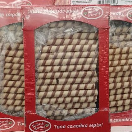 Трубочка Десертна з нач. смак какао (Павловський), 450г