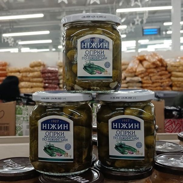 Ніжин Огірки  мариновані по-ніжинськи (Павловський) 450г