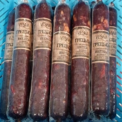 VESNA, Ковбаса Грецька в/с с/к, (Логвіненко)