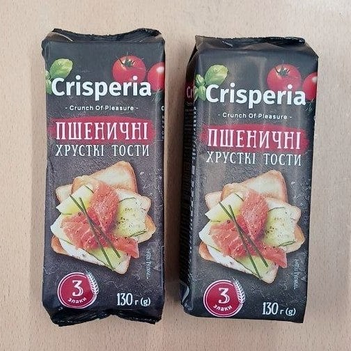 Тости хрусткі Пшеничні130г (8888)