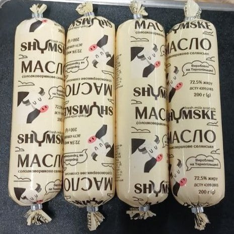 SHUMSKE, Масло солодков. 72.5% туба (Тейсті), 200г