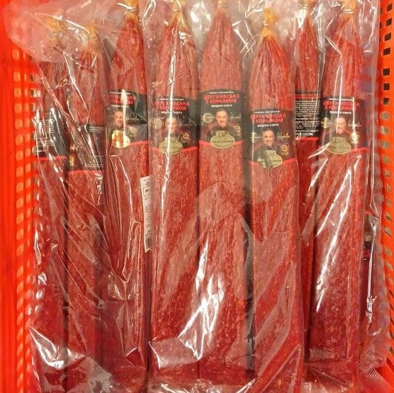 ДМ Перша столиця, Ковбаса Дергачівська з коньяком с/к в/с газ,  (4321)