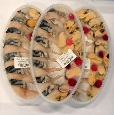 Асорті СКУМБРІЯ, МІДІЯ, (ЗП), 240г