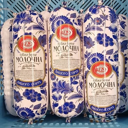 ДМ Перша столиця  Ковбаса варена Молочна п/а в/с (4321)