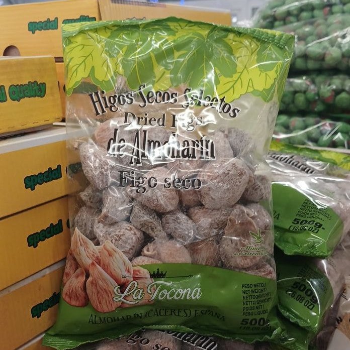 Інжир натур. Дрібний Іспанія, зел. пакет (Алі), 0.5кг