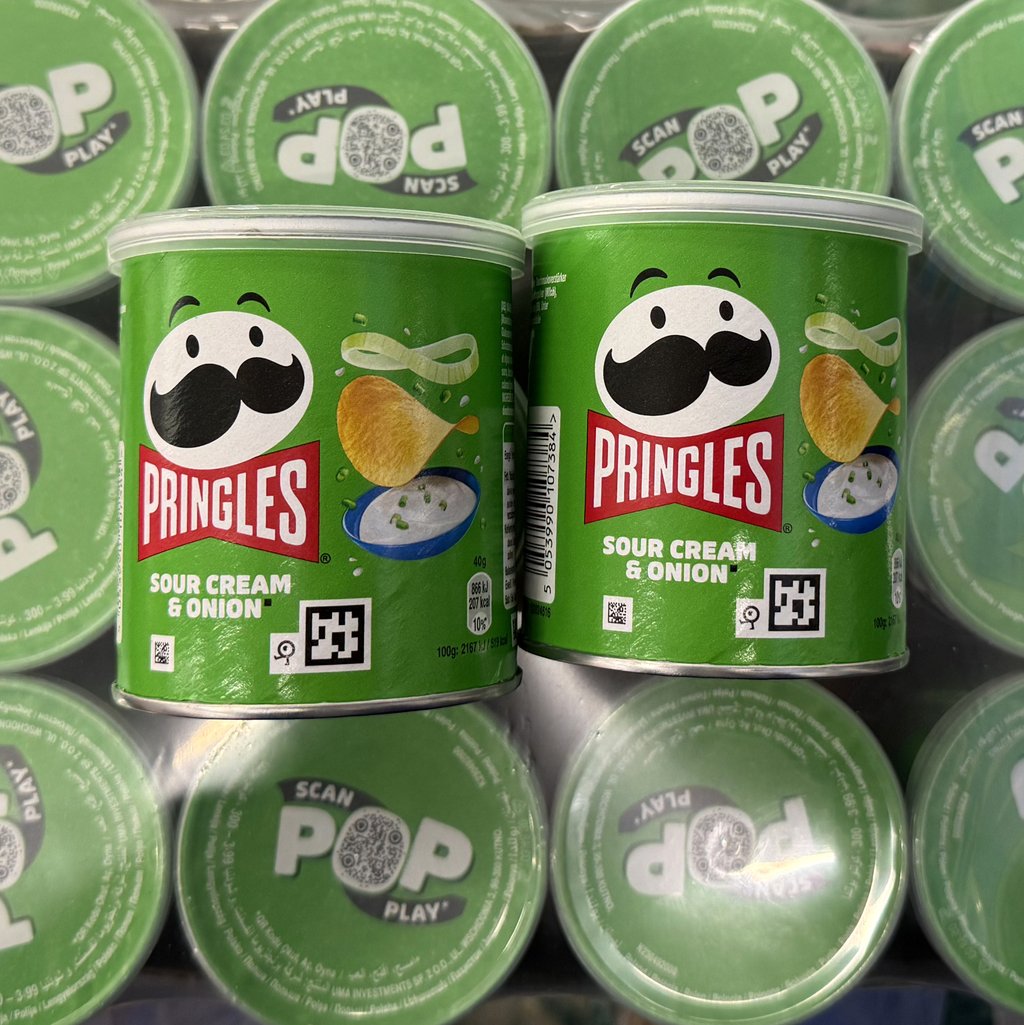Чіпси Pringles Mini сметана зелень, 40г