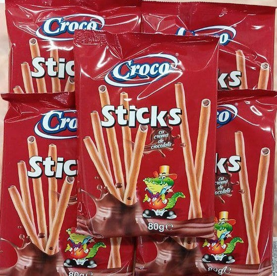Палички Croco з шокол.начин. (Павліш), 80г