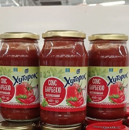 Соус "Барбекю" ТМ Хуторок (The Banka) скло банка 460г