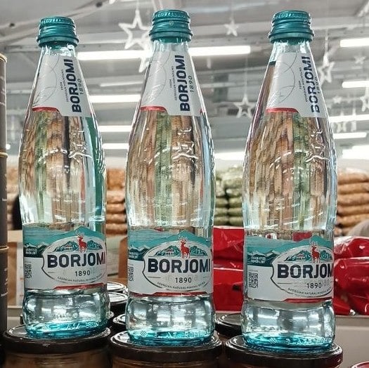 Вода мін БОРЖОМІ (Мега) скло, 0.5л