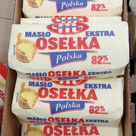 Mlekovita OSETKA Масло 82% 500г (товари з Польщі)