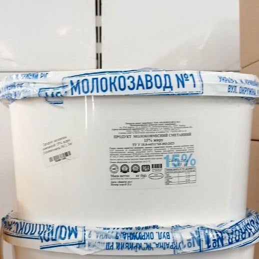 Продукт молоковм. сматанний 15%, відро (Молокозавод №1), 5кг