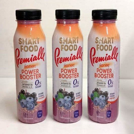 SMART FOOD Йогурт Premialle бузина-лохина-амарант 1.3%(Козуб), 290г