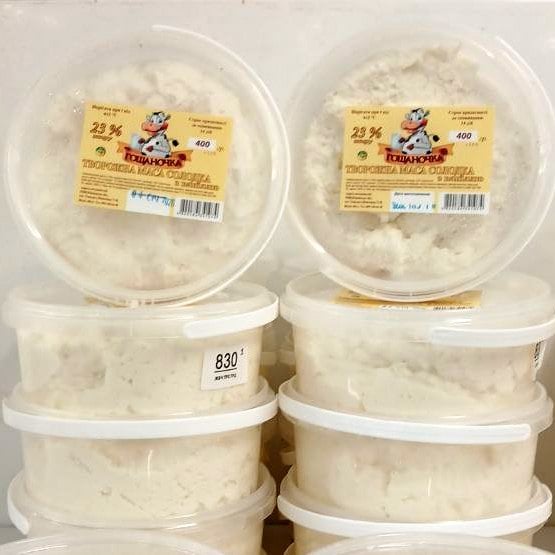 Творожна маса з ваніллю 23% Гощаночка (1234), 400г