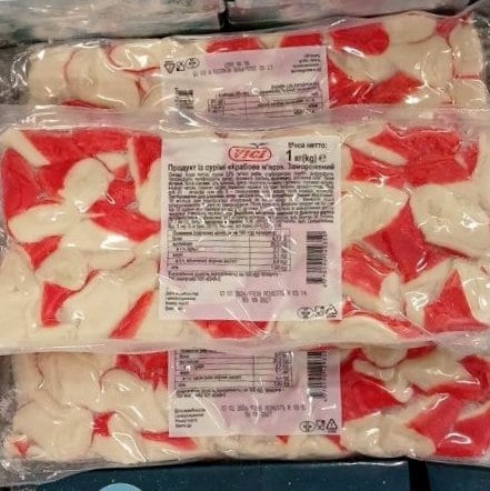 VICI, Крабове М'ясо морожене (Вічунай), 1кг