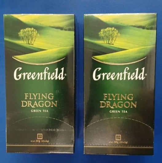 Greenfield Чай зелен FLYNG DRAGON 25х2г, ( Солодко)