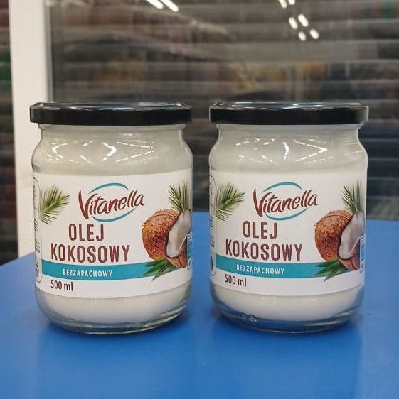 Vitanella, Кокосове масло рафіноване (4444), 500мл