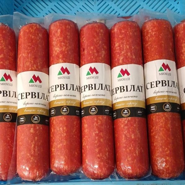 Ковбаса Сервелат ДСТУ (Миході)