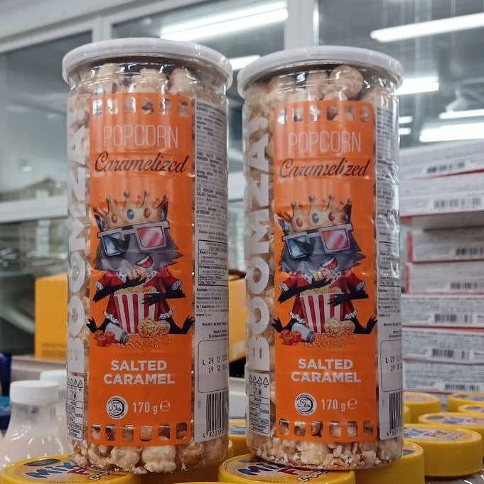 Попкорн BOOMZA, Солона карамель, тубус (Павловський), 170г