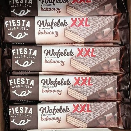 Вафлі в шоколаді Fiesta kokosowa, шоколад (Італія), 50г