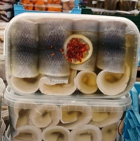 Рулет з філе оселедця з/ш в олії з лимоном (Лазорчик) 3кг