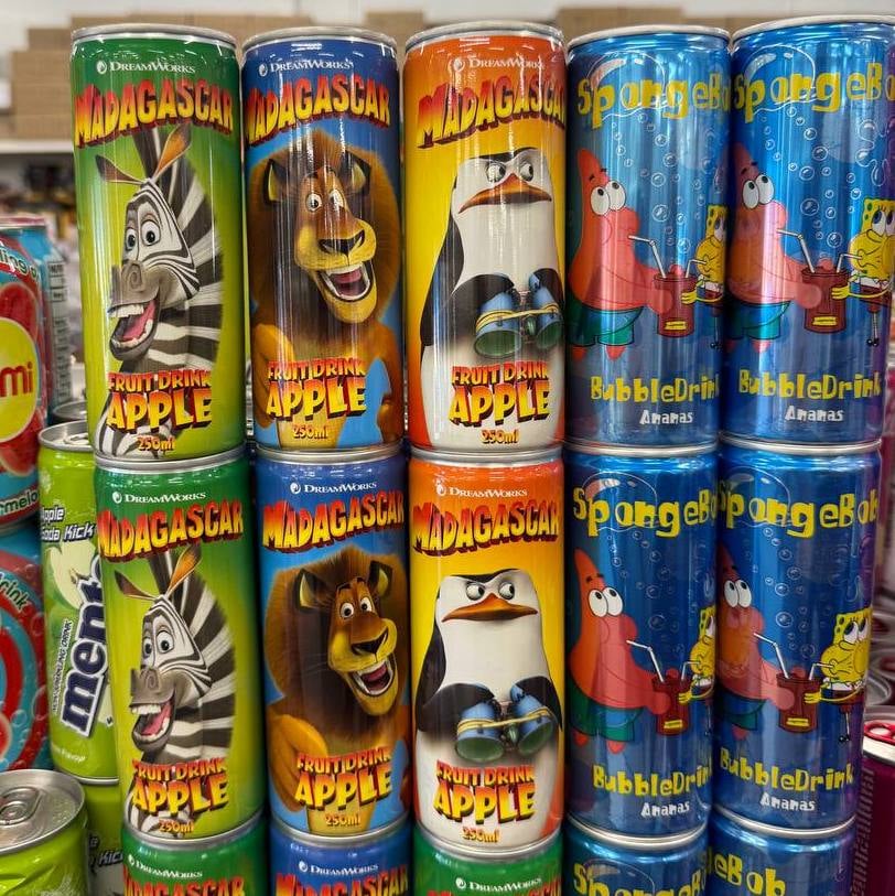 Напій The Drinks Sponge Bob ананас з/б 250мл