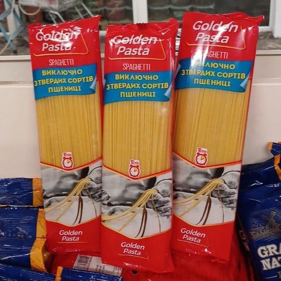 Макаронні вироби GOLDEN PASTA Спагетті (Павловський),400г