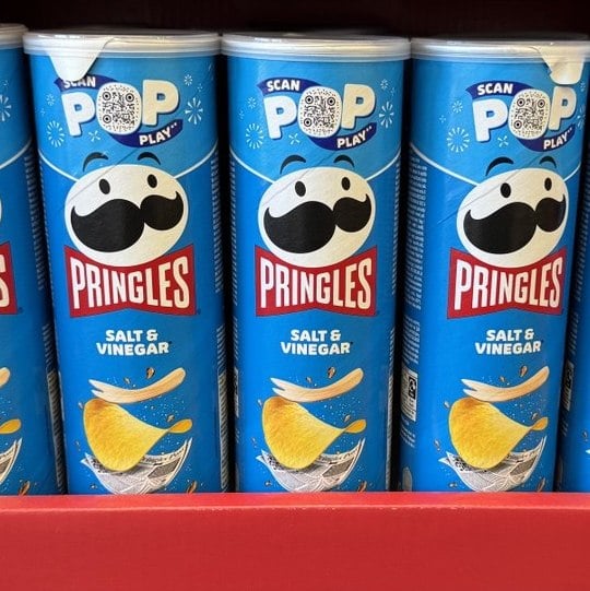 Чіпси PRINGLES Salt & Vinegar, 165г