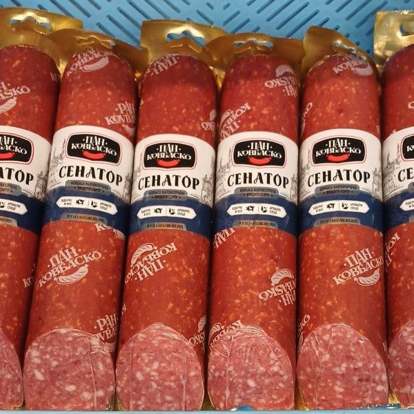 Пан Ковбаско Ковбаса напівкопчена СЕНАТОР вищ сорту
