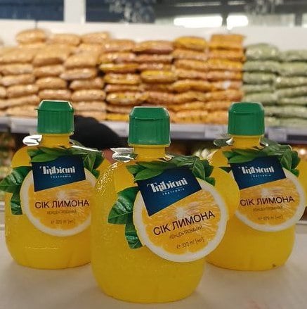 Сік лимона концетр. ТМ Tribiani (Павловський), 220мл