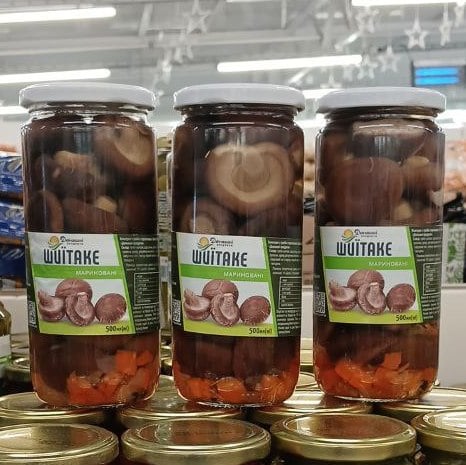 Домашні продукти ШИЇТАКЕ мариновані (Павловський) 500мл