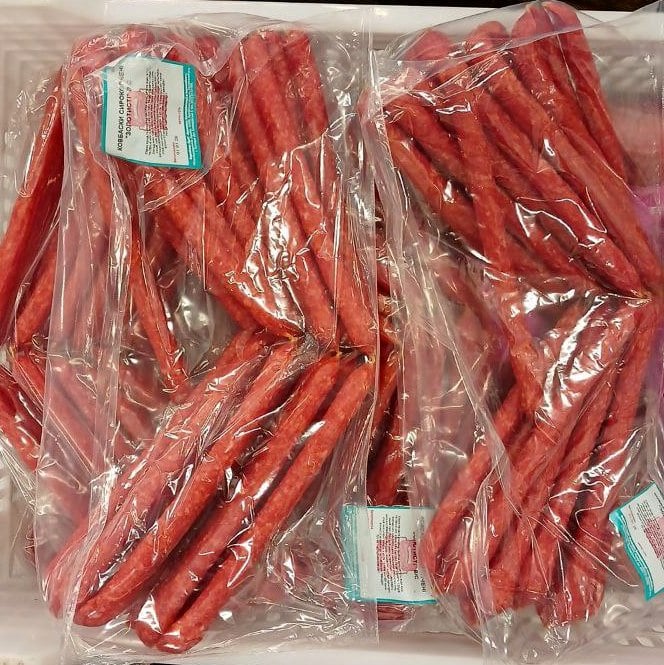 Безлюдівський МК, Ковбаски с/к Золотисті в/с, (Логвіненко) кутизин