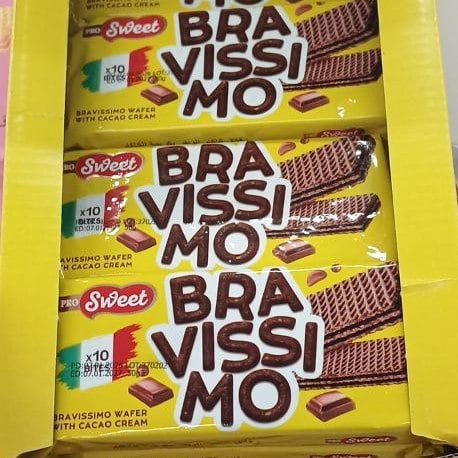 Pro Sweet Вафлі з шоколадним кремом  (4444) 50г