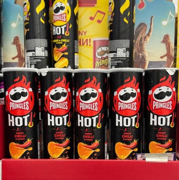 Чіпси PRINGLES HOT sweet CHILLI flavour, 160г