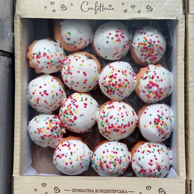 Мафін ВЕЛИКОДНІЙ глазур. 700г