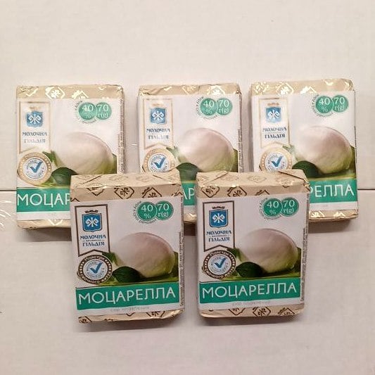 Сир плавл. МОЦАРЕЛЛА 40%, Молочна гільдія (Солодке життя), 70г