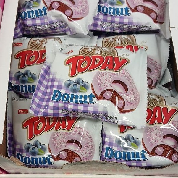 Пончик TODAY з чорнич. начин. ТМ Elvan (Павліш), 50г