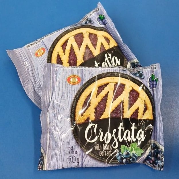 Пиріг пісочний чорна смородина CROSTATA (ХБФ) 50г