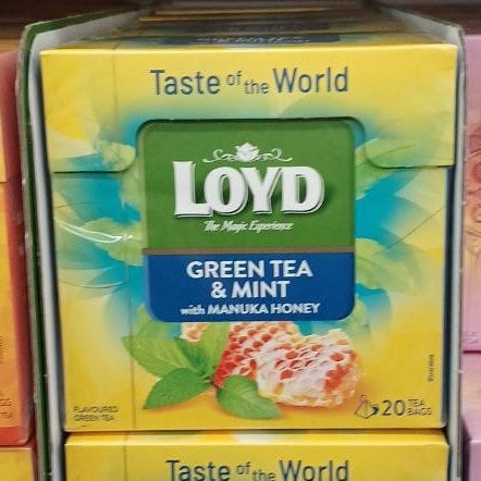LOYD, Чай зелений Manuka honey (Львів Імпорт), 20х1.7г