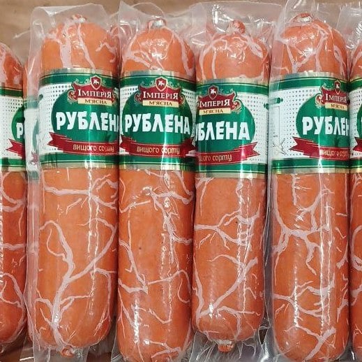 Ковбаса н/к РУБЛЕНА вищ сорт (М'ясна Імперія) Хмельницьк