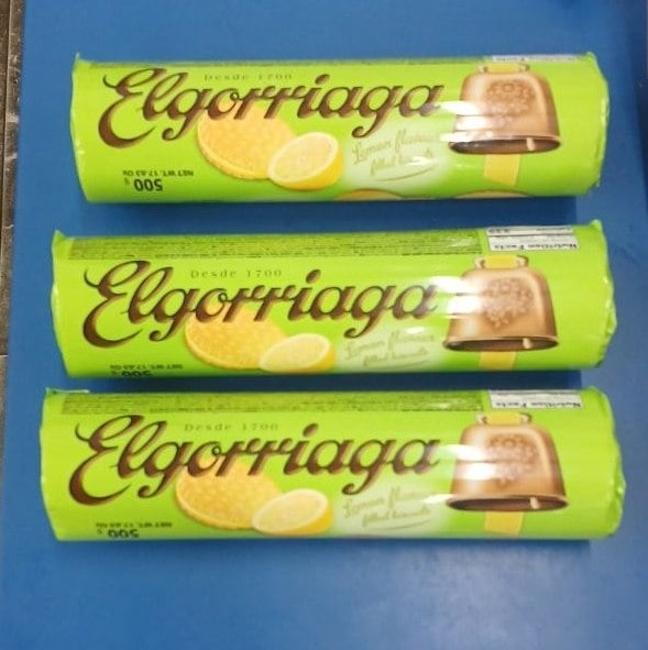 Печиво Elgorriaga з лимонною начинкою без цукру (4444) 500г