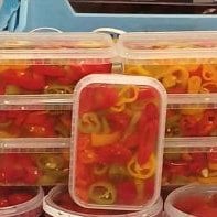 Перець різаний маринований гострий(ОБ), 200г