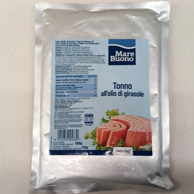 Тунець в соняшниковій олії Mare Buono (Італія), 1кг