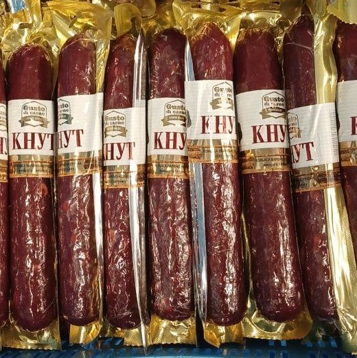 GUSTO di carne Ковбаса варено-копчена КНУТ вищ сорт (Логвіненко)